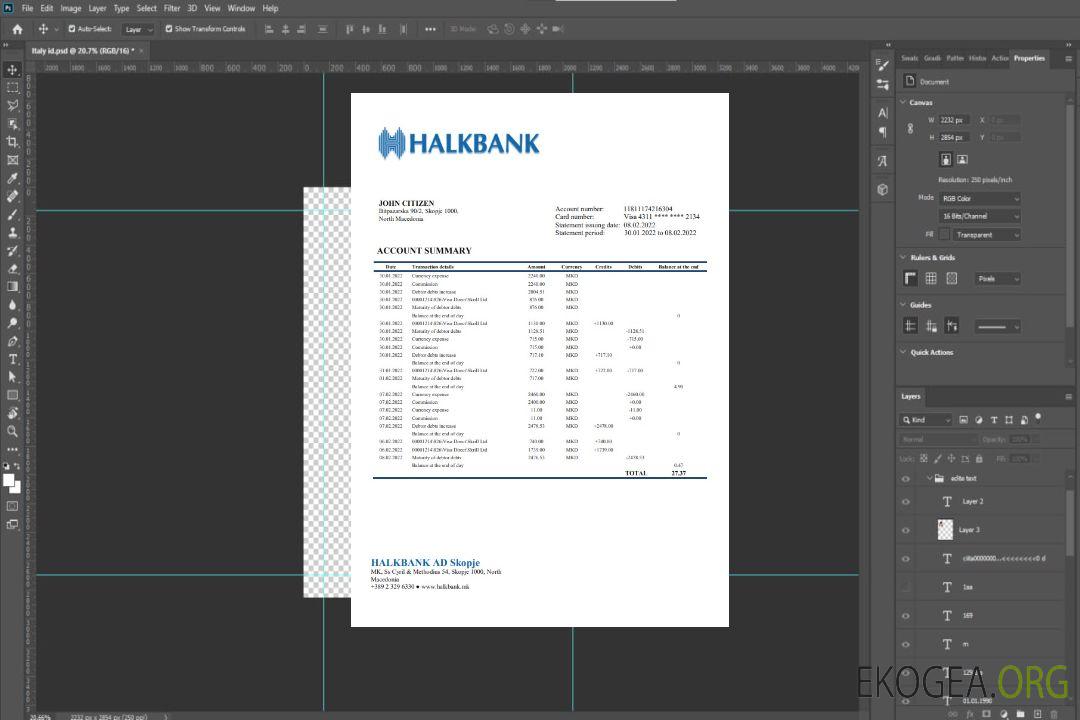 Déclaration d'interdiction de la banque Halkbank de Macédoine template Déclaration d'interdiction de la banque Halkbank de Macédoine template